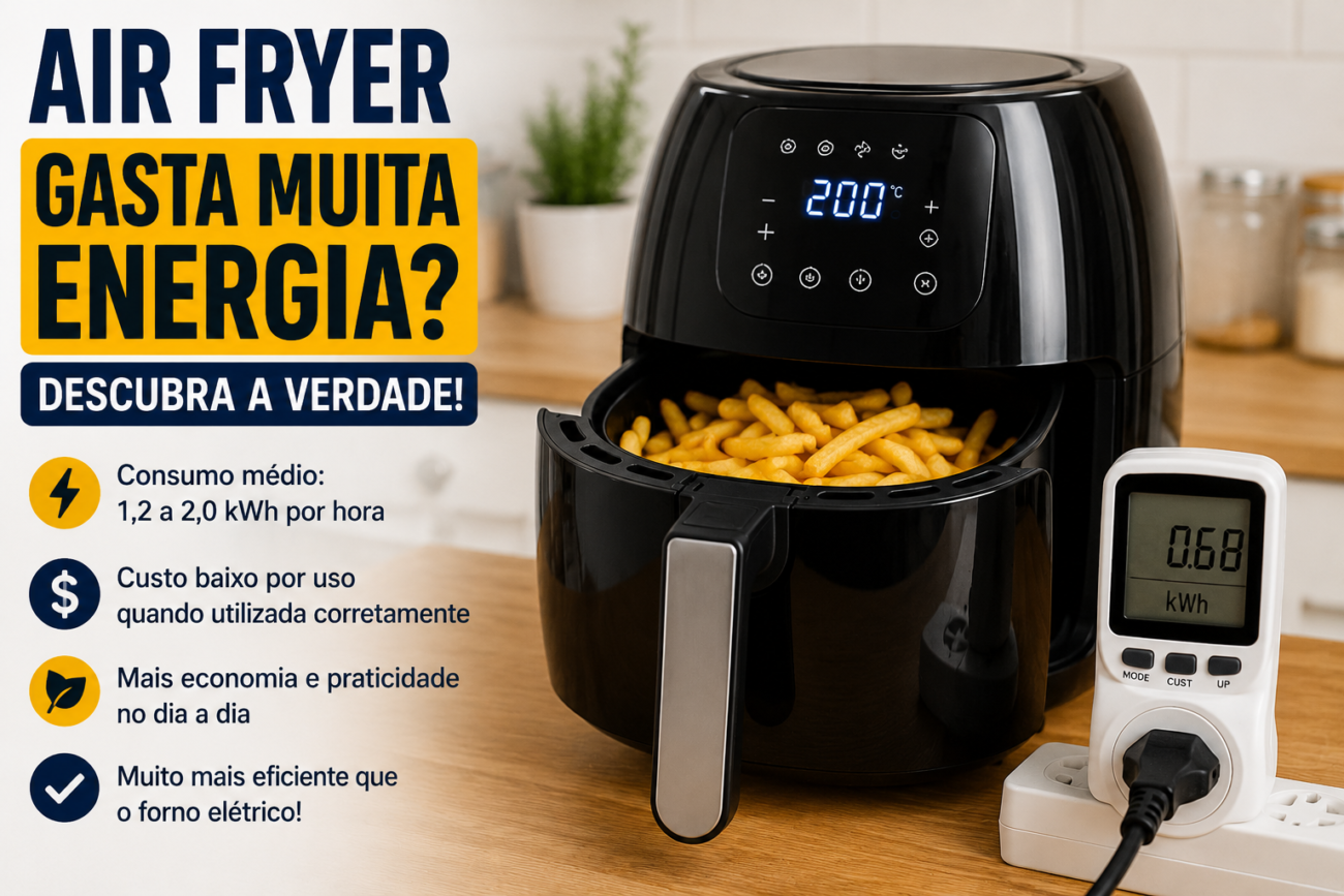Air Fryer gasta muita energia