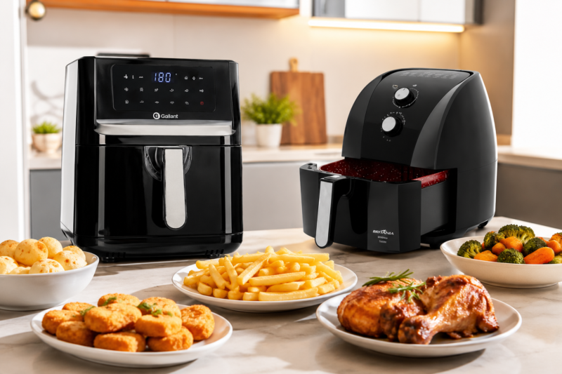 Melhores Air Fryers para Comprar Sem Arrependimento em 2026: Gallant GFE05 ou Britânia BFR50?