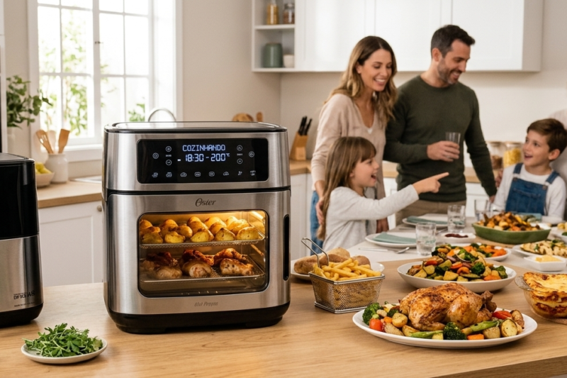 Melhores Comparativos: Fritadeira Oster OFRT520 vs. WAP Air Fryer Oven Digital 12L