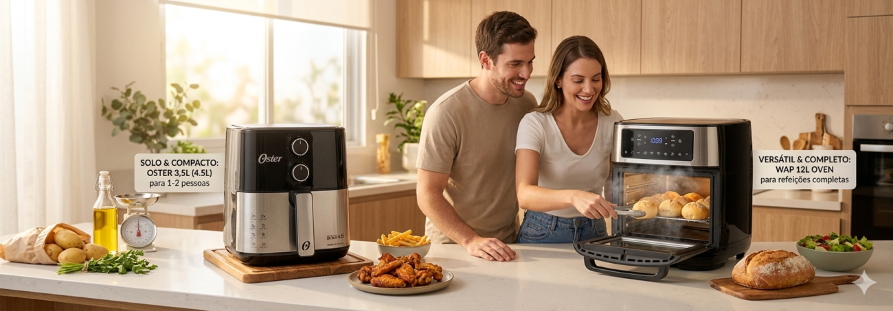 Melhores Air Fryers Custo-Benefício para Quem Mora Solzinho ou em Casal