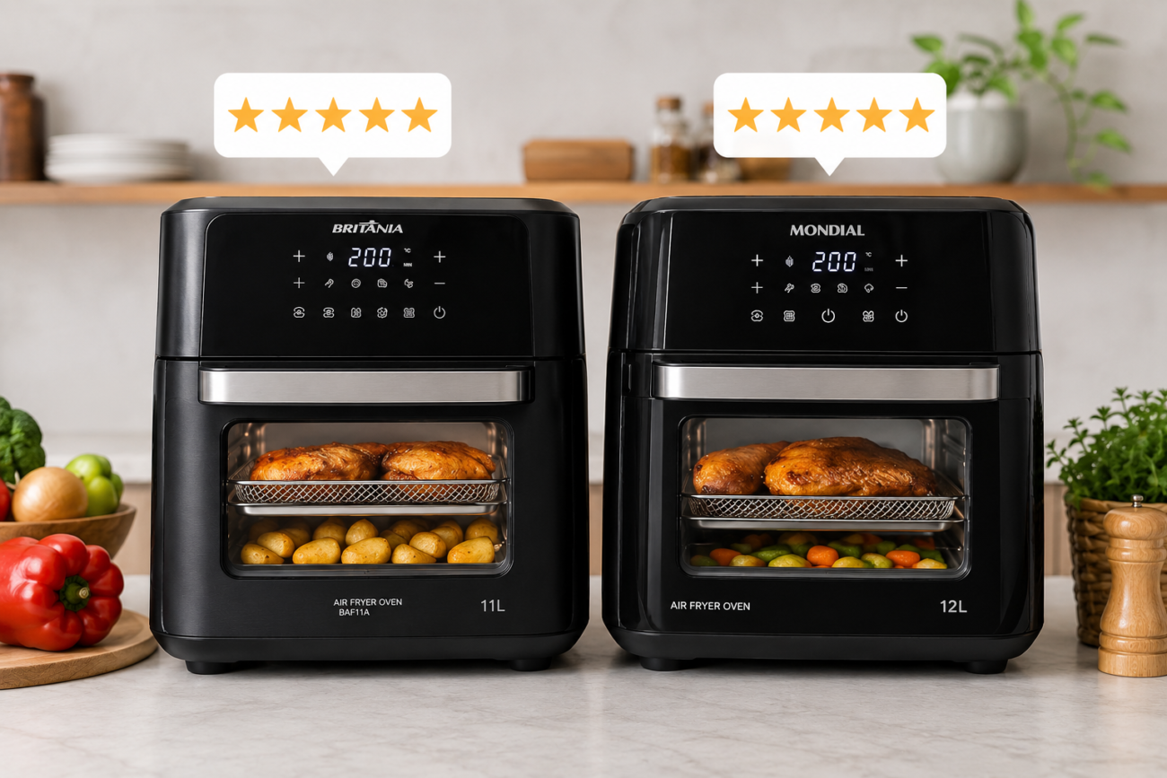Melhores Air Fryers Oven para Preparar Lanches em Minutos em 2026 Britânia