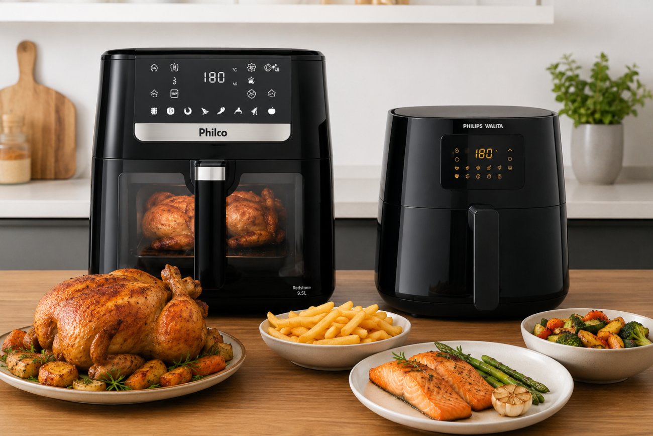 Melhores Air Fryers para Quem Cozinha para Até 4 Pessoas