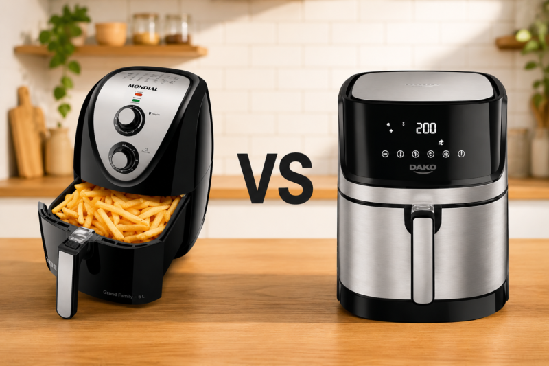 Mondial AFN-50-BI 5L ou Dako 1700W: Qual Entrega Melhor Desempenho?