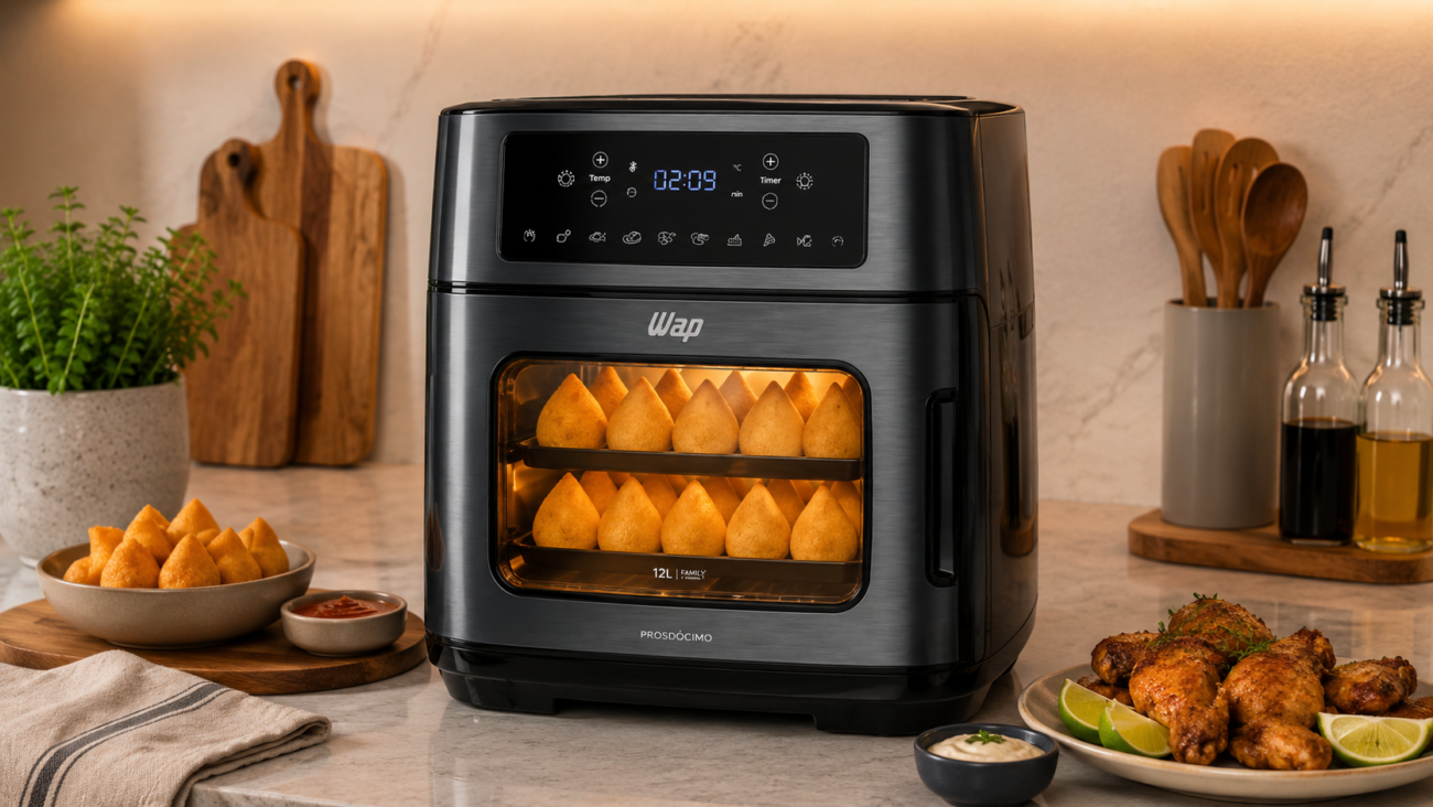 Air Fryer Oven Black INOX WAP WAOD2 12L