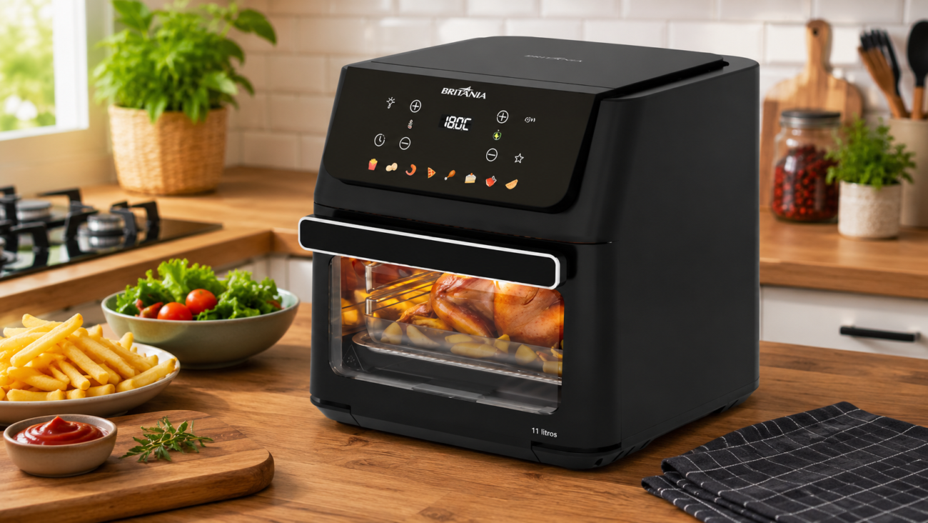 Air Fryer Oven Britânia 11L 1800W BAF11A Tem as Melhores Avaliações?