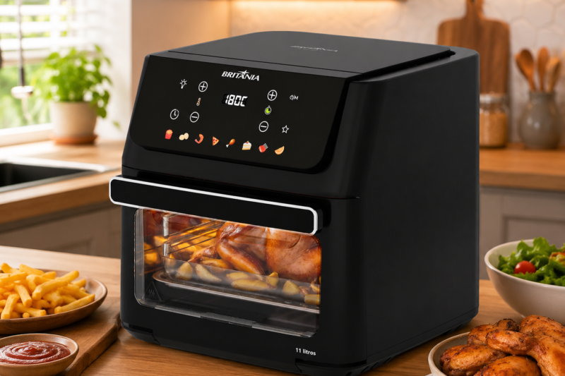 Air Fryer Oven Britânia 11L 1800W BAF11A Vale a Pena em 2026? Review Completo