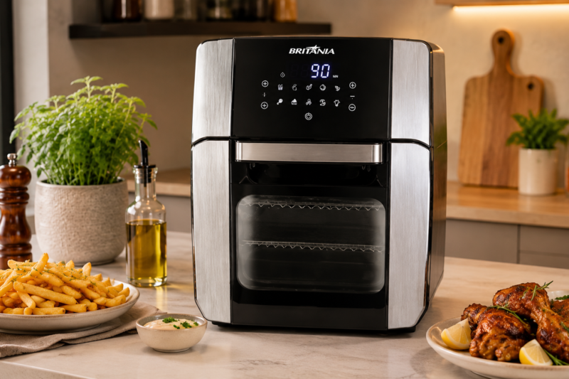Air Fryer Oven Britânia 12 Litros BFR2100P: Testamos no Dia a Dia