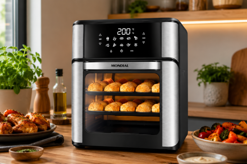 Tudo o Que Você Pode Cozinhar na Air Fryer Forno Mondial Oven 12L