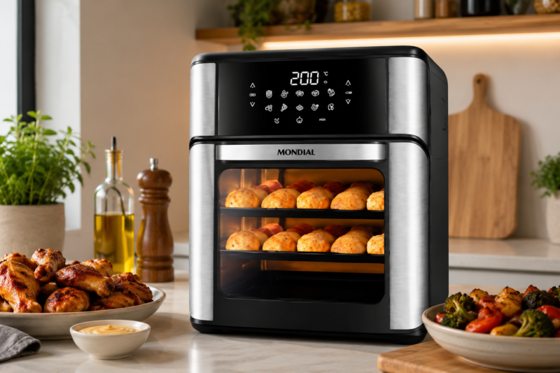 Fritadeira Air Fryer Forno Oven Mondial 12L vale a pena? Avaliação Real