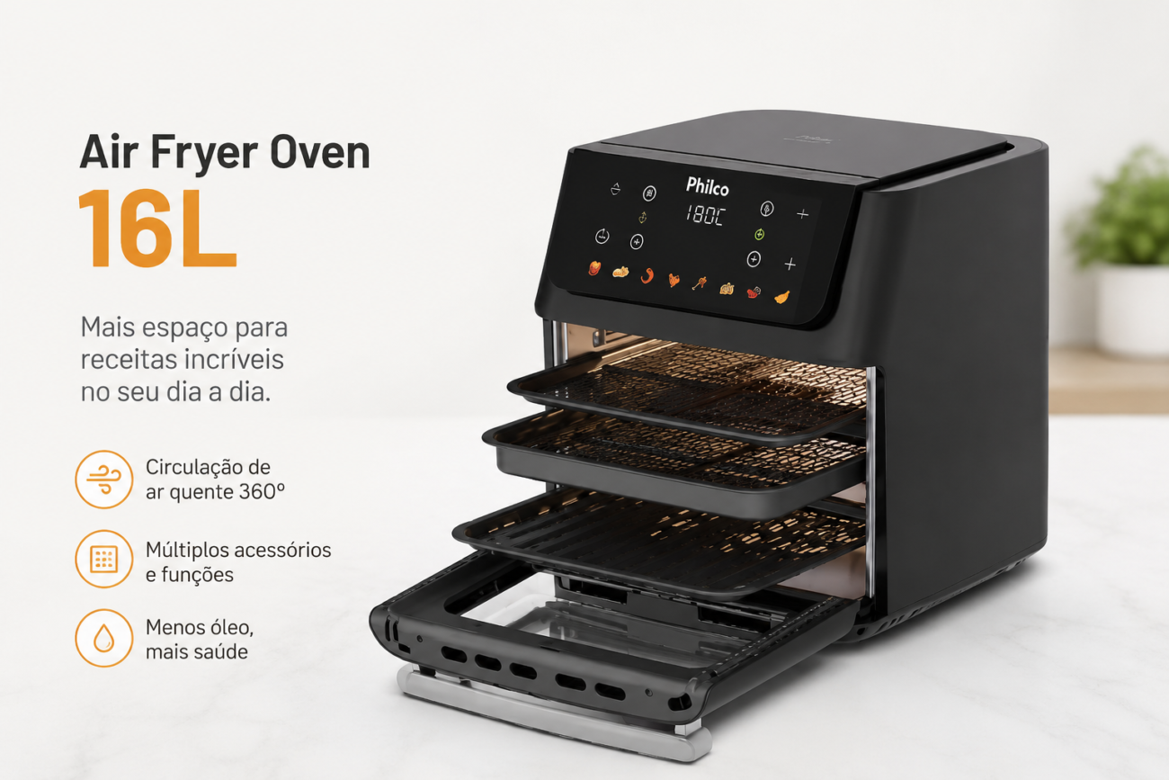 Air Fryer Philco 16 Litros Paf16c é Boa