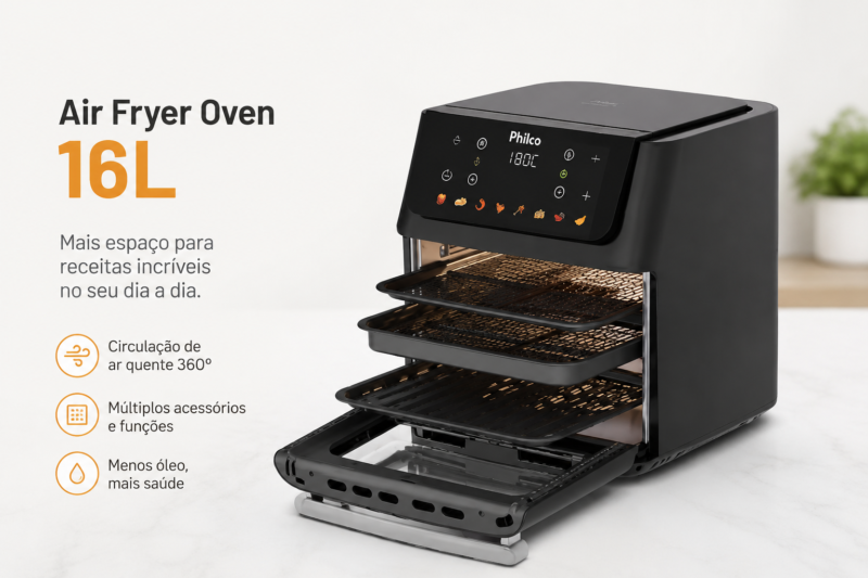 Air Fryer Philco 16 Litros Paf16c é Boa? Vale a Pena Comprar em 2026?