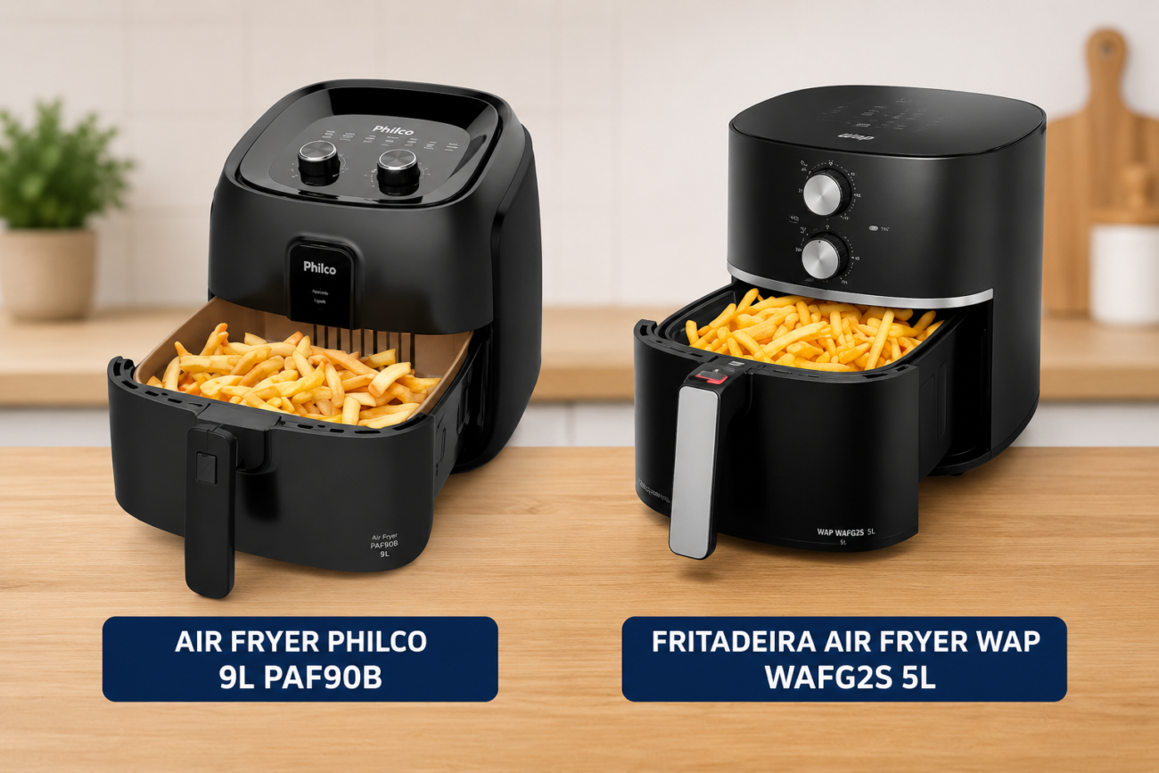 Air Fryer Philco 9L PAF90B ou WAP WAFG2S 5L