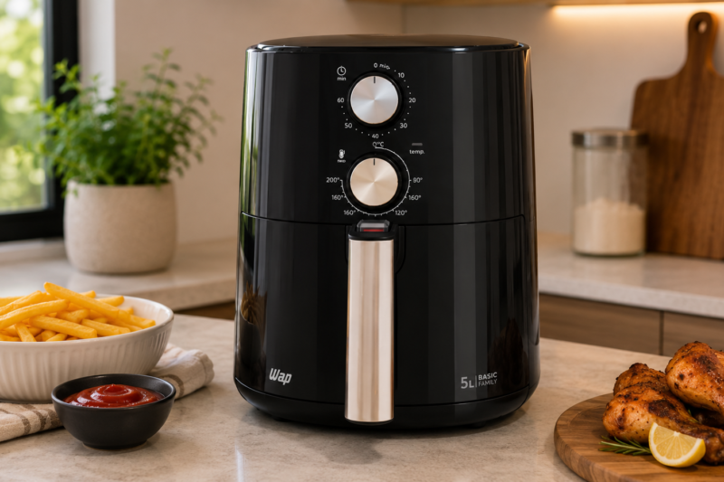 Como Limpar a Air Fryer Wap Grand Family 5L Sem Danificar o Antiaderente