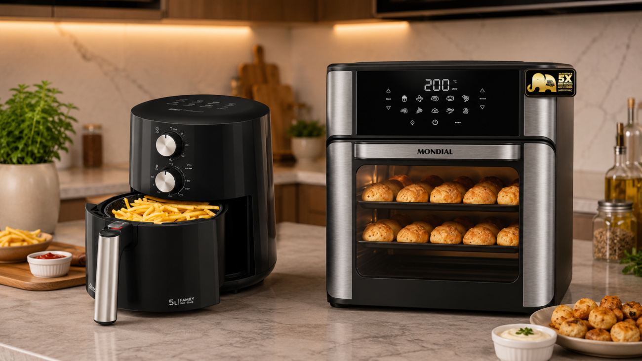 Air Fryer Wap Grand Family 5L ou Mondial 5L: Qual Fritadeira Elétrica Comprar?