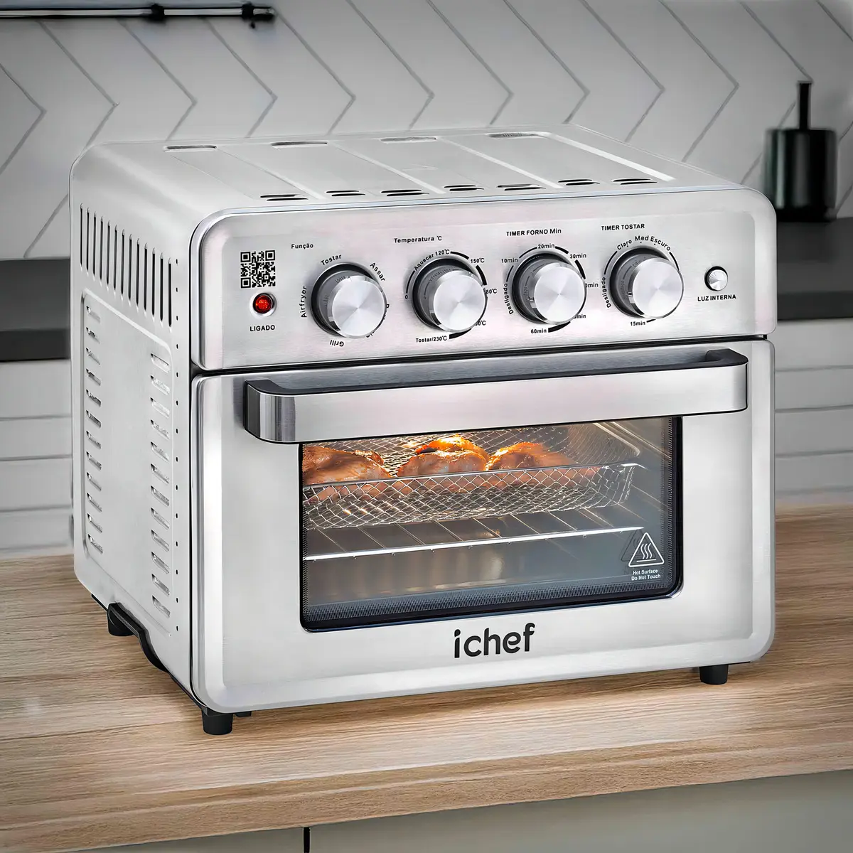 Airfryer + Forno Ichef Ovenfryer Max 26L