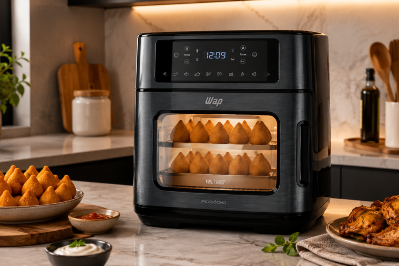 Air Fryer Oven Black INOX WAP WAOD2 12L: Menor Preço e Onde Comprar Com Segurança