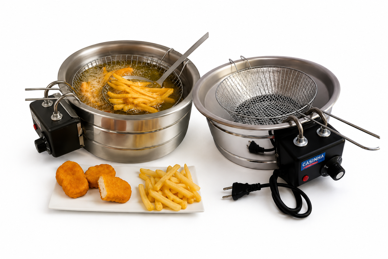Fritadeira Elétrica Inox 3,5L MK Fast