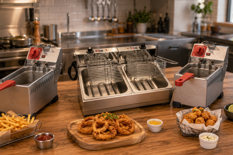 Não Compre Antes de Ver: Qual a Melhor Fritadeira Elétrica Industrial Entre Marchesoni 4L, 6L e Dupla 10L?