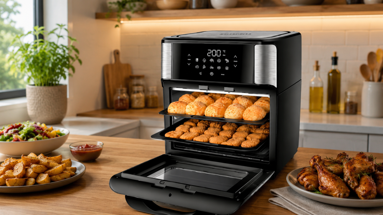 Air Fryer Mondial 12L 2000W: Praticidade e Espaço para o Seu Dia a Dia