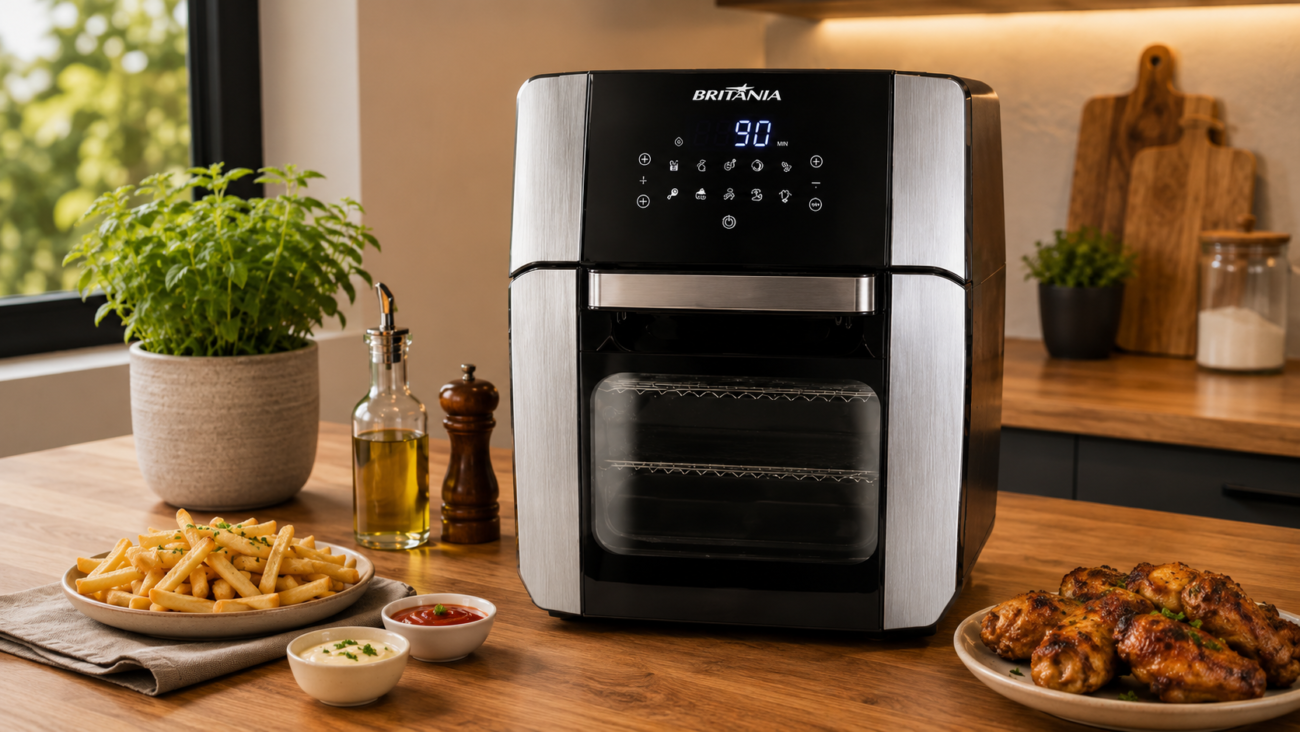 Review Completo: A Fritadeira Air Fry Oven Britânia BFR2100P É Boa Mesmo?