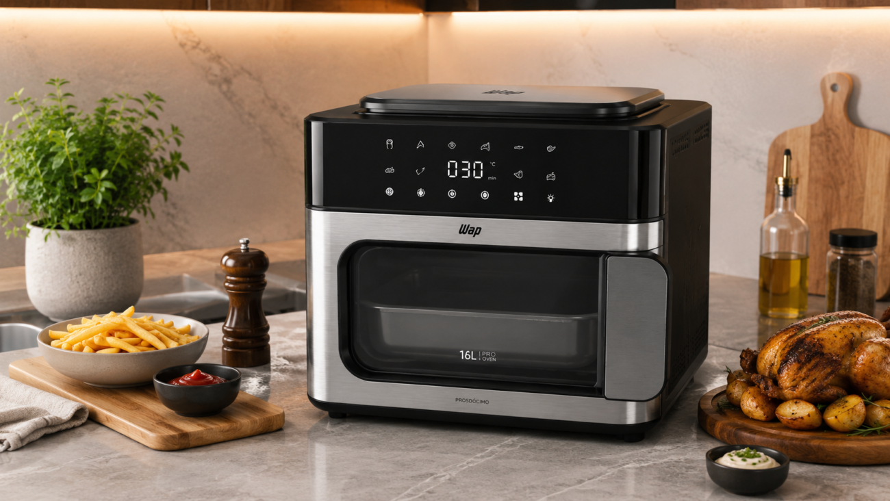 Air Fryer Barbecue WAP Multi-comb 16L Wafc16 ou Air Fryer Oven 12L: Qual Comprar?