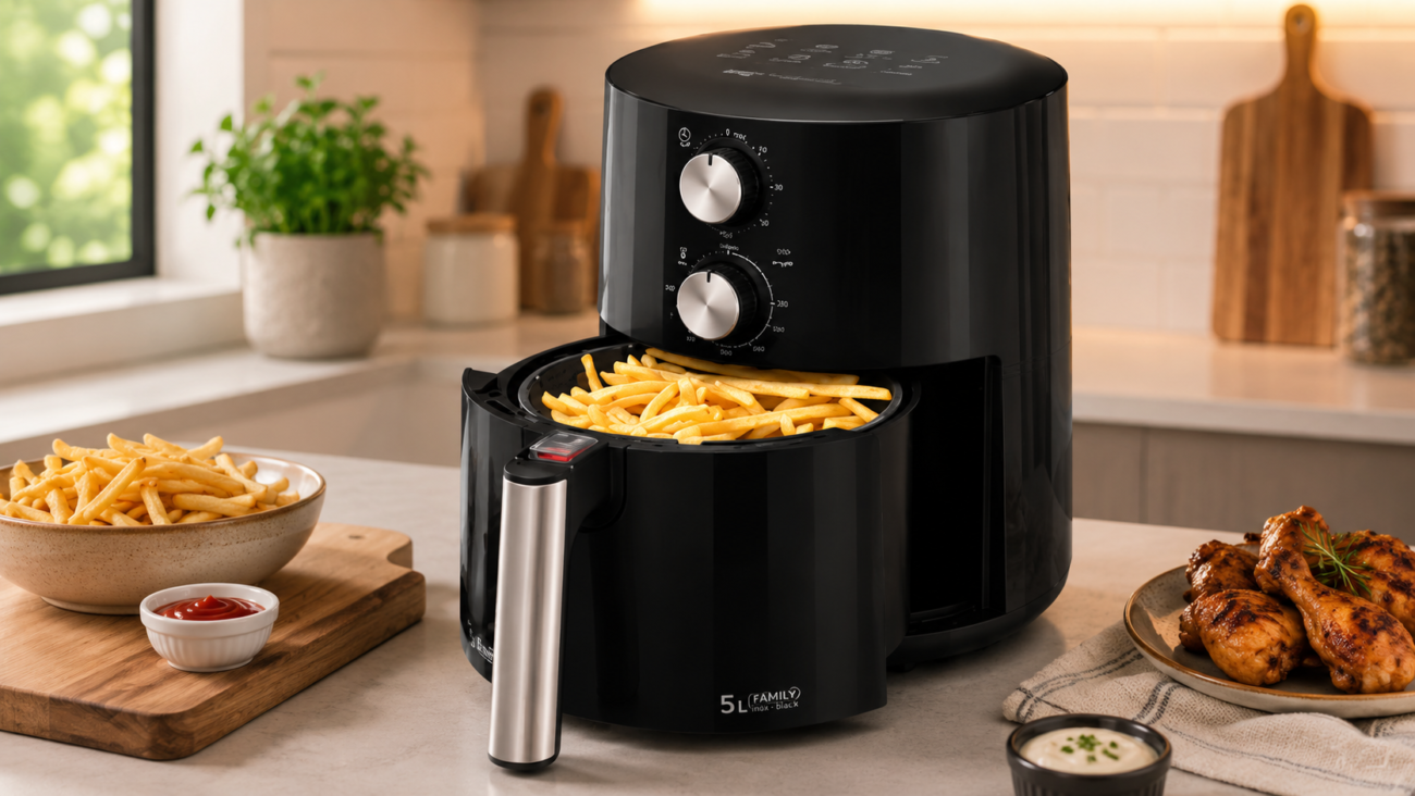Air Fryer Wap 5 Litros 1500W É Suficiente Para Famílias de 4 a 6 Pessoas?