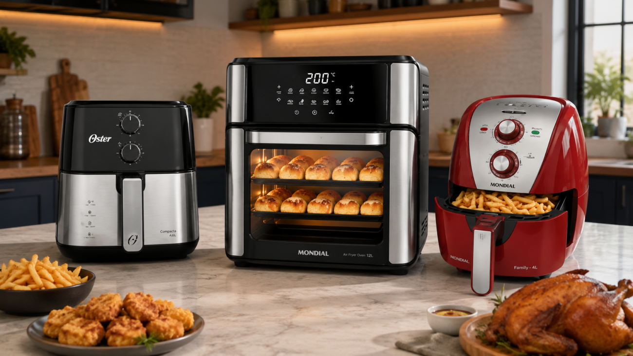 3 Melhores Air Fryer de 2026