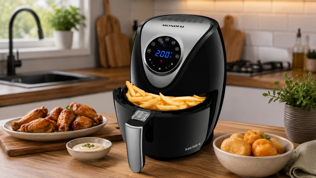 Fritadeira Sem Óleo Air Fryer Digital 3,5L Mondial