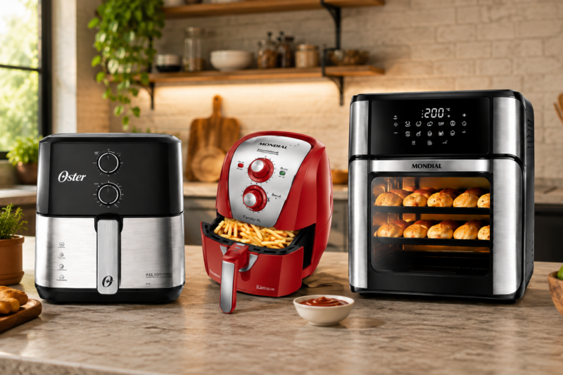 Melhores Air Fryers de 2026: Qual Tem o Melhor Custo-Benefício Sem Economizar na Qualidade?