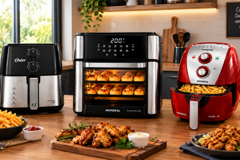 3 Air Fryer que se Destacam em 2026
