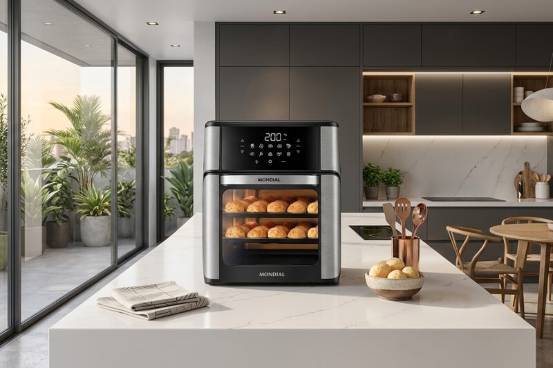 Melhor Air Fryer Oven 12 Litros: Mondial AFON-12L-BI Vale a Pena?