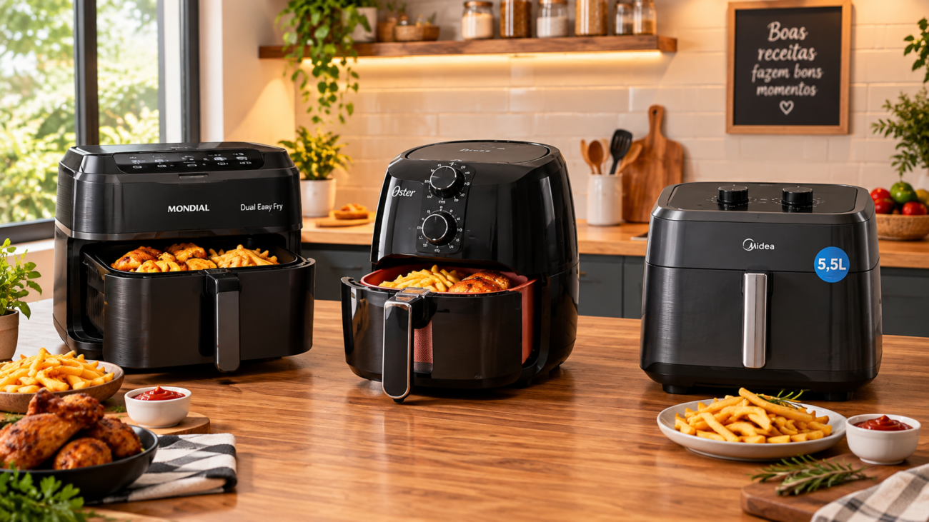Melhores Air Fryers Custo-Benefício