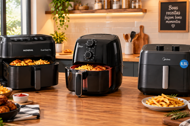 Melhores Air Fryers Custo-Benefício